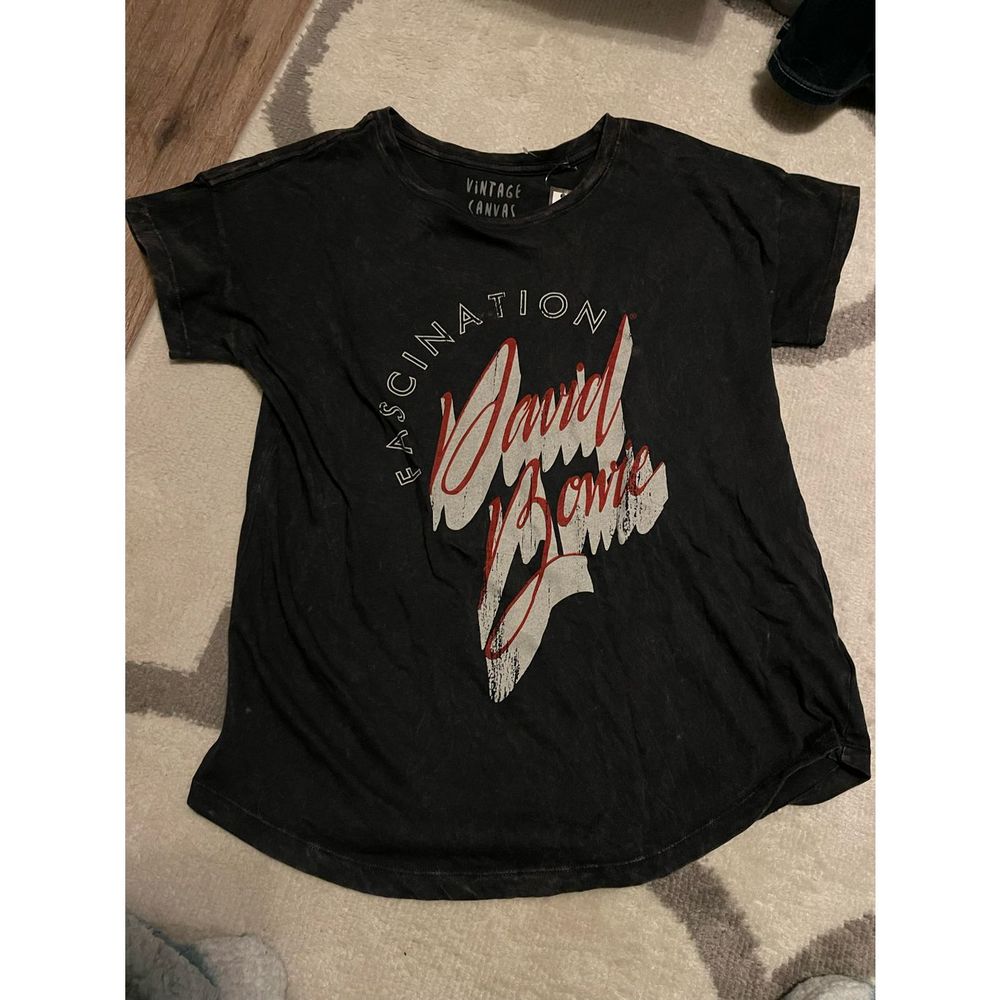 David Bowie Fascination Black Band Tee